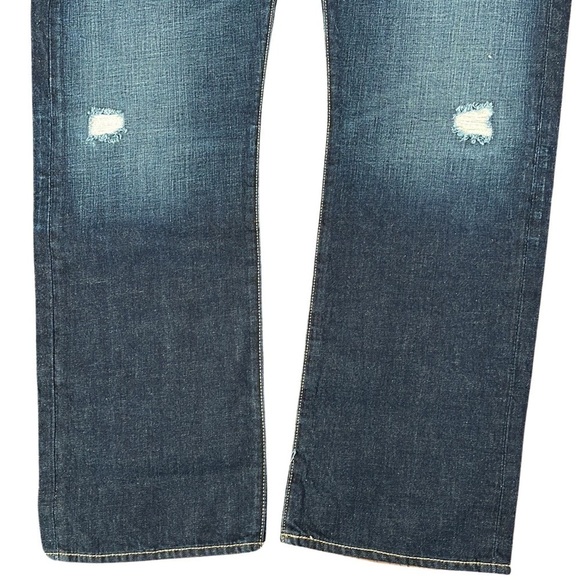 Levi’s Men’s Original Fit 501 Button Fly Straight Jeans Size 38 Dark Wash NEW - Picture 4 of 10